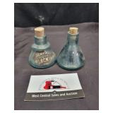 Vintage glass ink bottles