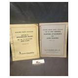 Allis Chalmers parts catalogs