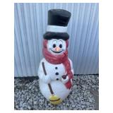 Snowman blow mold