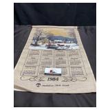Audubon State bank linen calendars