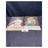 Vintage Catholic Church art calendars