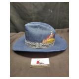 Denim cowboy hat