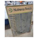 Cargill Nutrena foods tin sign