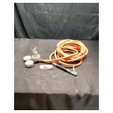 Air hose with valve