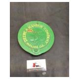 Cast iron John Deere planter cover