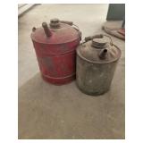 Metal oil cans