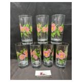 Franciscan Desert rose glasses