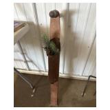 Primitive seeded Christmas decor