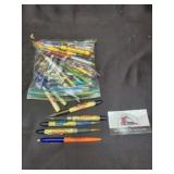 Trucking/livestock local advertiser pens/pencils