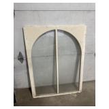 Vintage arched window