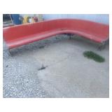 Vintage bench from EXIRA Bowling Alley