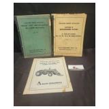 Allis Chalmers plows & loader catalogs