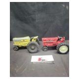 Metal toy tracotrs
