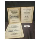 Allis Chalmers setting up directions books