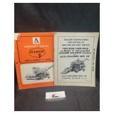 Allis Chalmers manuals