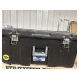 Sterilite storage trunk with wheels