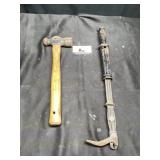 Nail puller and hammer