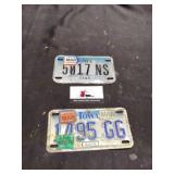 Motorcycle plates