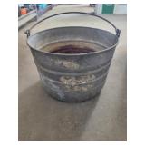 Galvanized bucket