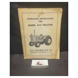 Allis Chalmers Model D21 tractor operator