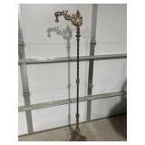 Vintage heavy metal floor lamp