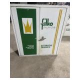 Metal Filko automotive parts cabinet