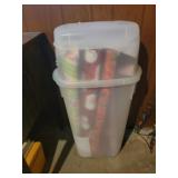 Wrapping paper container & paper