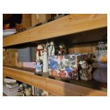 Snowman, angel decor & misc