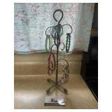 Bracelets on display stand