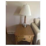 Side table and lamp
