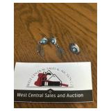 Turquoise earrings- only one stud!
