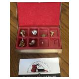 Jewelry box with earrings
