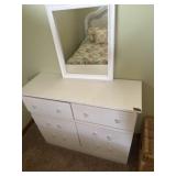 Dresser and mirror