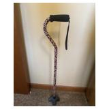 Leopard print cane