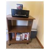 Epsom printer with ink, stand, paper shredder