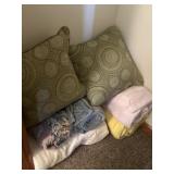 Blankets and pillows