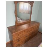 Dresser with mirror