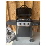 Gas grill and utensils