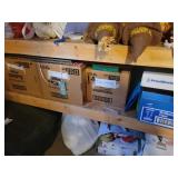 Boxes of christmas decor