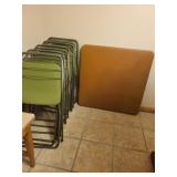 Card table & chairs