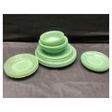 Jadeite plates and bowls