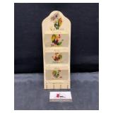 Vintage metal wall organizer