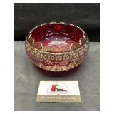 Vintage imperial Aberina cut glass bowl
