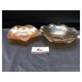 Carnival glass bowls