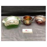 Iridescent carnival glass