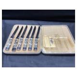 Vintage stainless knife set