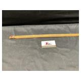 Advertiser folding ruler