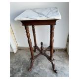 Antique marble top table