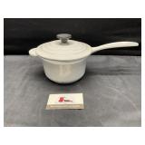 Le Creuset pan with lid