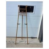 Vintage wood easel